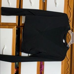 Black Crop top